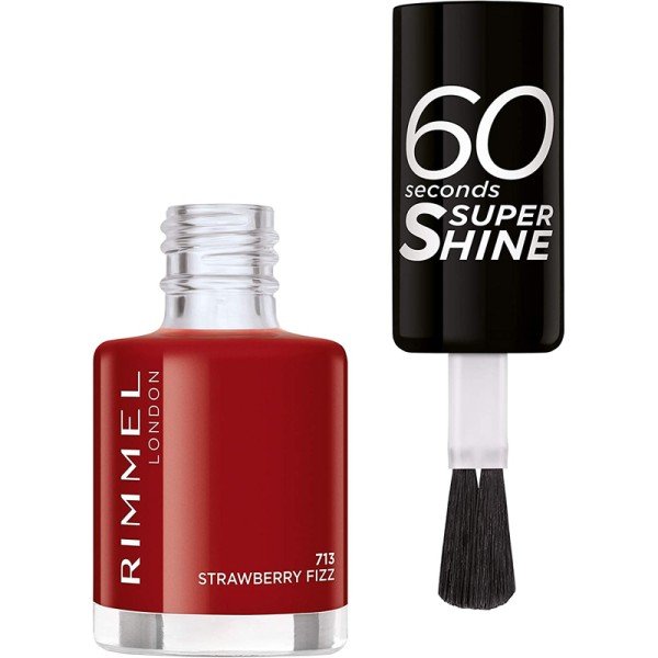 Rimmel 60 Seconds Nail Polish 713 Strawberry Fizz X 6 Rimmel 60 Seconds Nail Polish 713 Strawberry Fizz X 6