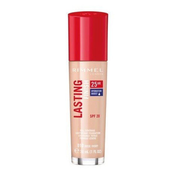 Rimmel Lasting Finish 25H Foundation 010 Rose Ivory 30ml X 3 - Image 1