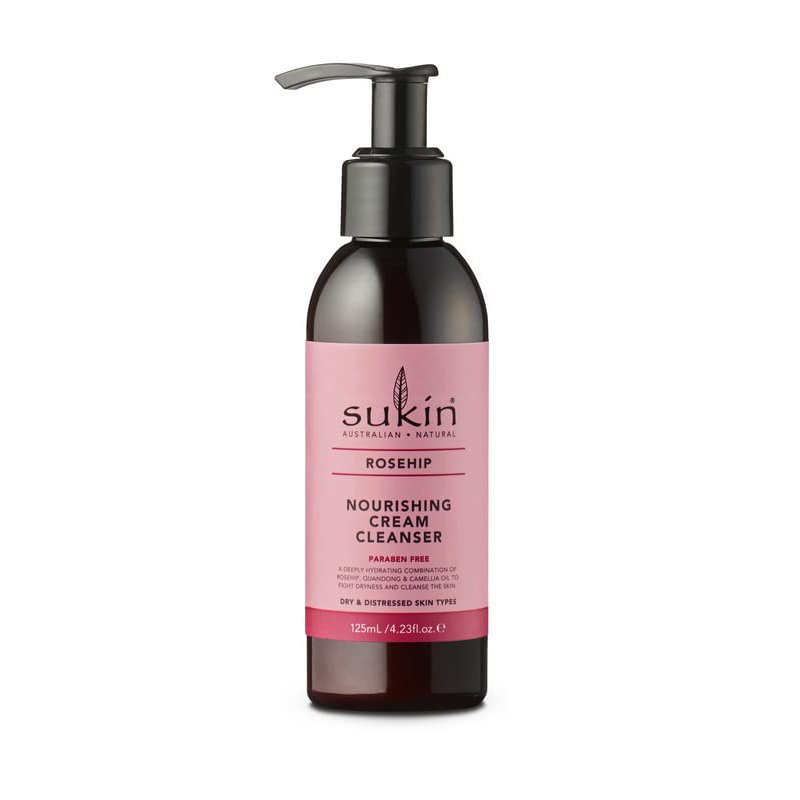 Sukin Rose Hip Cream Cleanser 125ml X 3 Sukin Rose Hip Cream Cleanser 125ml X 3