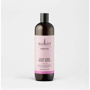 Sukin Sensitive soap free body wash 500ml X 4