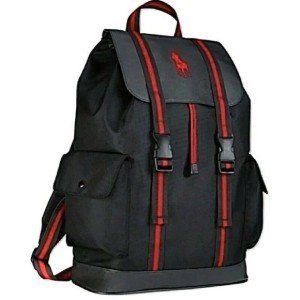 Polo Ralph Lauren Men's Backpack Black Red