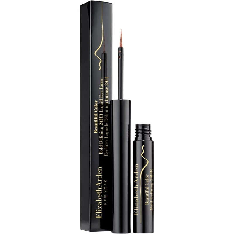 Elizabeth Arden Beautiful Color Bold Defining 24Hr Liquid Eye Liner 02 Gilded Brown X 3 Elizabeth Arden Beautiful Color Bold Defining 24Hr Liquid Eye Liner 02 Gilded Brown X 3