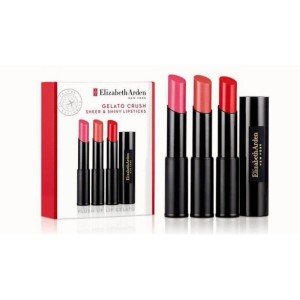 Elizabeth Arden Gelato Crush Sheer & Shiny Lipstick Set X 3