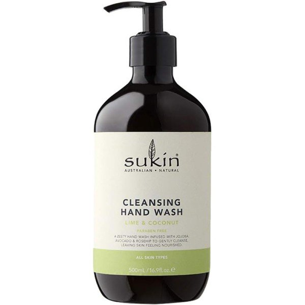 Sukin Cleansing Hand Wash Lime & Coconut Handwash 500ml X 3 (1016183) Sukin Cleansing Hand Wash Lime & Coconut Handwash 500ml X 3 (1016183)