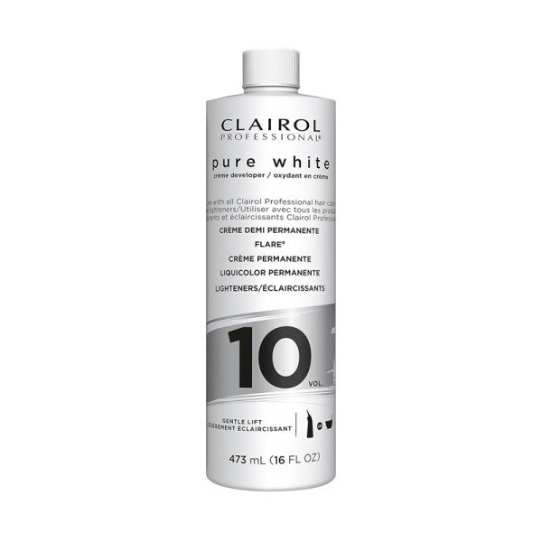 Clairol Pure White 10 Gentle Lift Creme Developer 473ml X 12 Clairol Pure White 10 Gentle Lift Creme Developer 473ml X 12