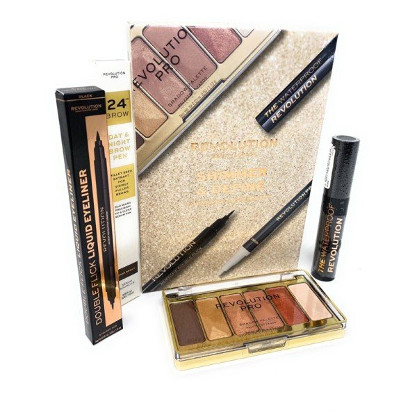 Makeup Revolution Shimmer & Define Shadow and Brow Kit X 3 Makeup Revolution Shimmer & Define Shadow and Brow Kit X 3