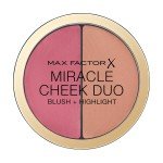 Max Factor Miracle Cheek Duo 30 Dusky Pink & Copper X 3