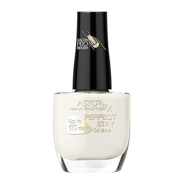 Max Factor Perfect Stay Gel Shine Nail Polish 001 White Snow Manicure X 6