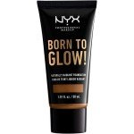 NYX Born To Glow Radiant Foundation 16.7 Warm Mahogany X 3