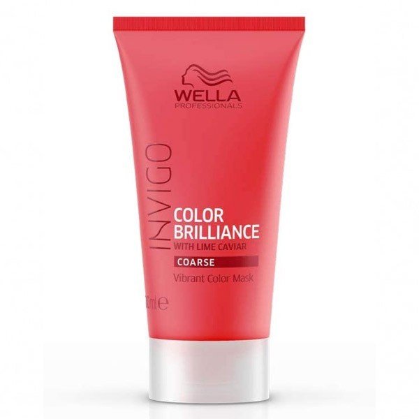 Wella INVIGO Brilliance Mask for Coarse Hair 30 ml X 6 - Image 1