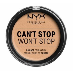 NYX Can't Stop Won't Stop Powder Foundation Finish Natural X 3