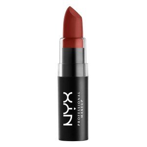 NYX Matte Lipstick MLS43 Crazed X 3