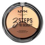 NYX 3 Steps To Sculpt Face Sculpting Palette Light X 3