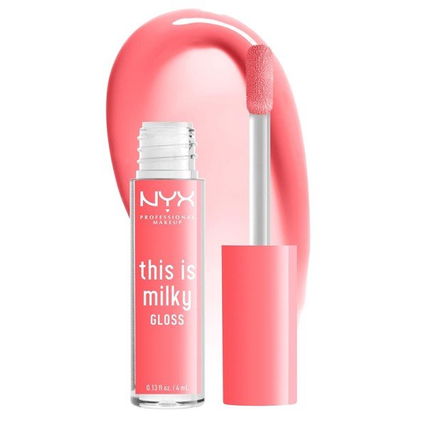 NYX This Is Milky Lip Gloss Moo-dy Peach X 3 NYX This Is Milky Lip Gloss Moo-dy Peach X 3