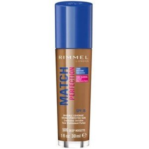 Fond De Teint Rimmel Match Perfection - Teinte 506 Deep Noisette - Neuf - Parfait Pour Un Fini Naturel
