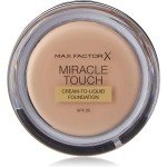 Max Factor Miracle Touch Foundation 047 Vanilla X 3