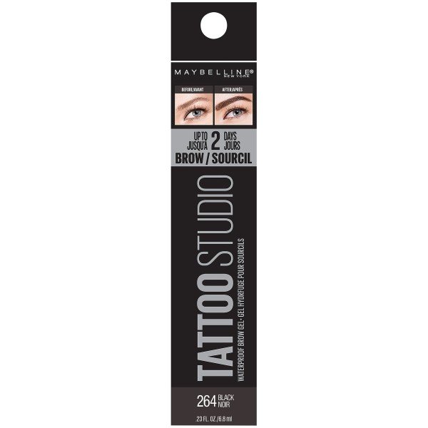 Maybelline Tattoo Brow Waterproof Gel 264 Black Maybelline Tattoo Brow Waterproof Gel 264 Black X 4 - Image 1