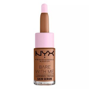 NYX Bare With Me Luminous Tinted Skin Serum 04 Universal Medium Deep X 3