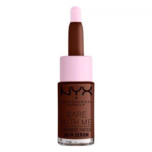 NYX Bare With Me Luminous Tinted Skin Serum 05 Universal Deep X 3