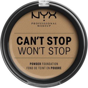 Nyx Can't Stop Won't Stop Powder Foundation Caramel X 3