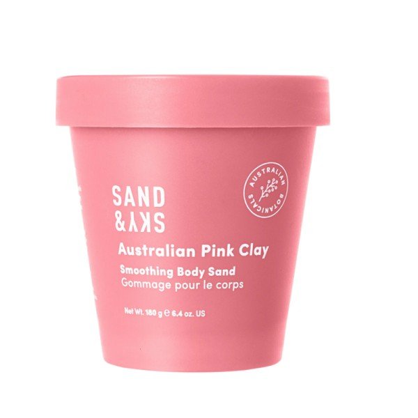 Sand and Sky Smoothing Body Sand Australian Pink Clay 180g Sand and Sky Smoothing Body Sand Australian Pink Clay 180g