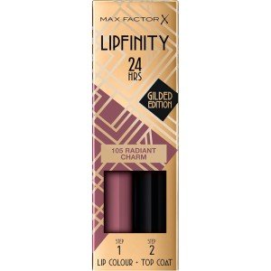 Max Factor Lip Finity Lip Colour 105 Radiant Charm X 3