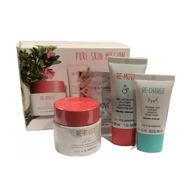 Clarins Pure Skin Mission Kit 3 Piece Set Clarins Pure Skin Mission Kit 3 Piece Set