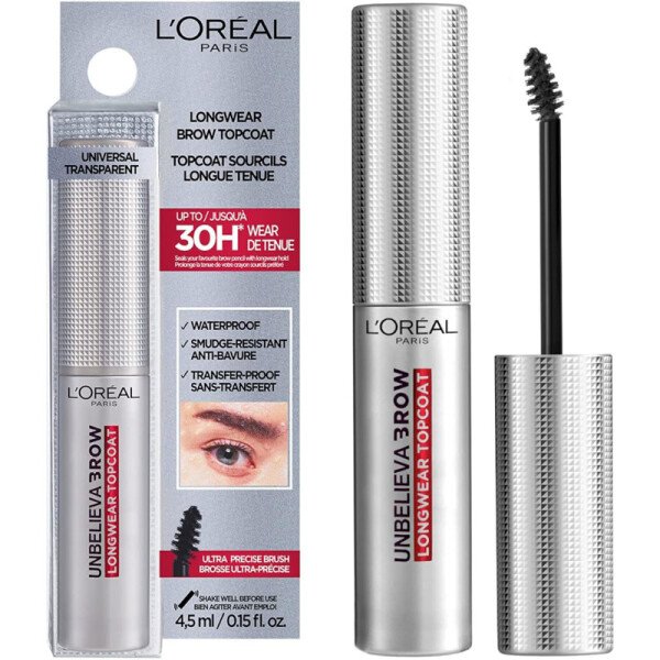 Loreal Unbelieva Brow Longwear Topcoat Transparent X 4 Loreal Unbelieva Brow Longwear Topcoat Transparent X 4