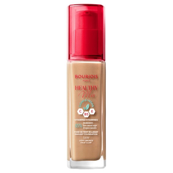 Bourjois Healthy Mix Clean & Vegan Foundation 56W Light Bronze X 3