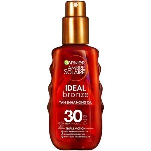 Garnier Ambre Solaire Ideal Bronze SPF30 Tan Enhancing Protection Oil 150ml X 6