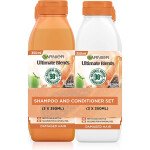 Garnier Ultimate Blends Hair Food Papaya 3X Shampoo + 3X Conditioner Damaged Hair 350ml