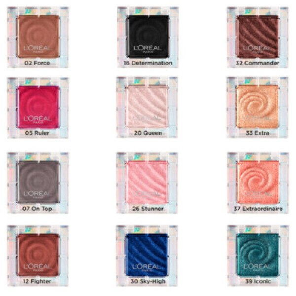Loreal Oil Mono Eyeshadow Assorted X 24 - Image 1