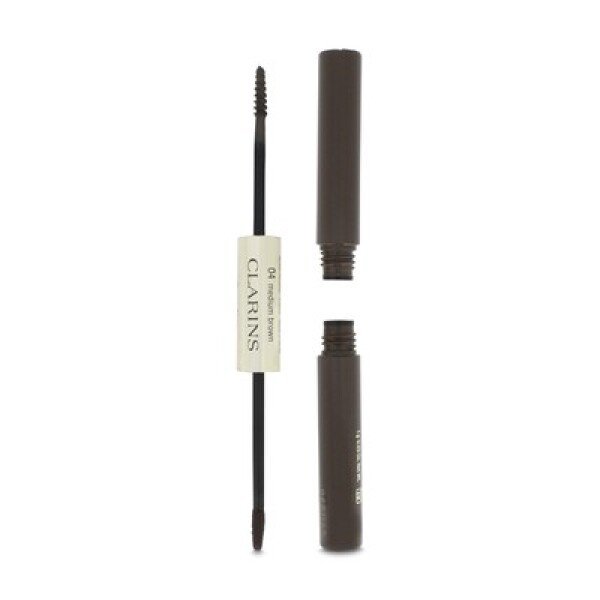 Clarins Brow Duo 04 Medium Brown Defines Fixes Clarins Brow Duo 04 Medium Brown Defines & Fixes Brows (Tester) - Image 1