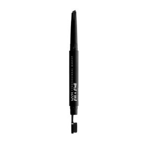 NYX Fill & Fluff Eyebrow Pencil 08 Black X 3