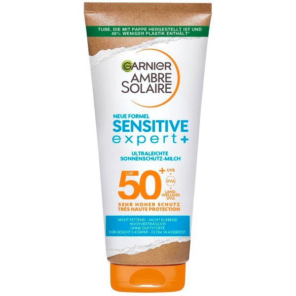 Garnier Ambre Solaire Sensitive Advanced Hypoallergenic Milk SPF 50+ 200ml Garnier Ambre Solaire Sensitive Advanced Hypoallergenic Milk SPF 50+ 200ml X 6 - Image 1