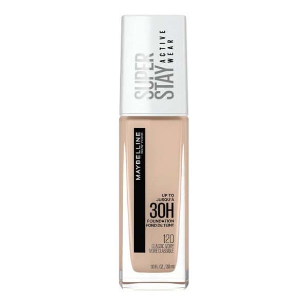 Maybelline SuperStay 30H Foundation 120 Classic Ivory X 3 Maybelline SuperStay 30H Foundation 120 Classic Ivory X 3