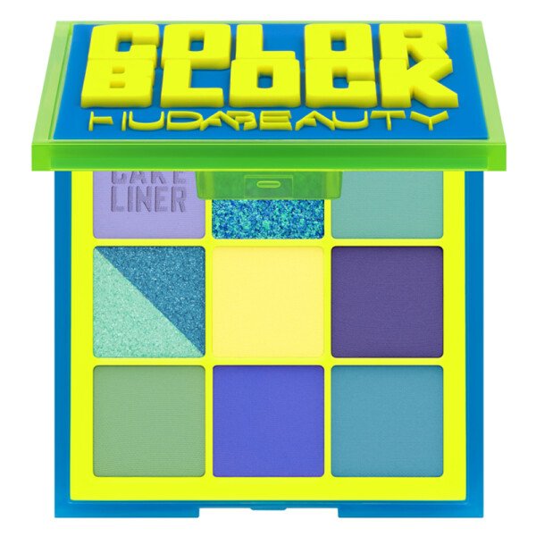 Huda Beauty Color Block Obsessions Palette Blue & Green X 3 Huda Beauty Color Block Obsessions Palette Blue & Green X 3