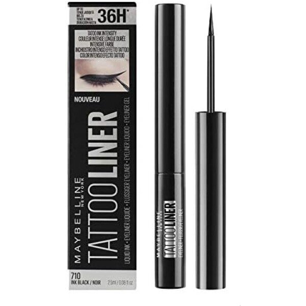 Maybelline Tattoo Liner Liquid Eyeliner 710 Ink Black Maybelline Tattoo Liner Liquid Eyeliner 710 Ink Black X 3 - Image 1