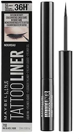 Maybelline Tattoo Liner Liquid Eyeliner 710 Ink Black Maybelline Tattoo Liner Liquid Eyeliner 710 Ink Black X 3 - Image 1