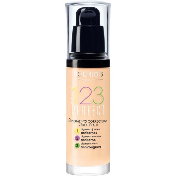 Bourjois 123 Perfect Foundation 51 Light Vanilla X 3