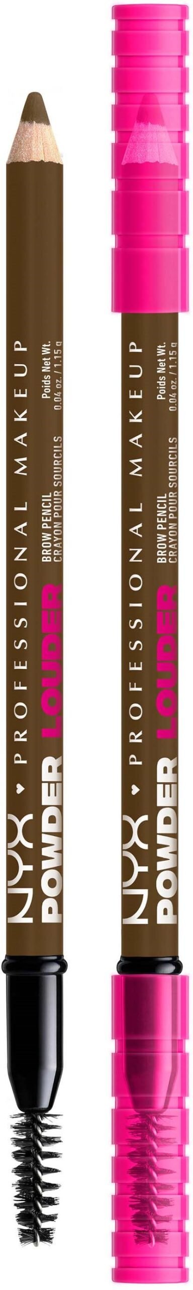 NYX Powder Louder Brow Pencil 05 Soft Brown NYX Powder Louder Brow Pencil 05 Soft Brown X 6 - Image 1