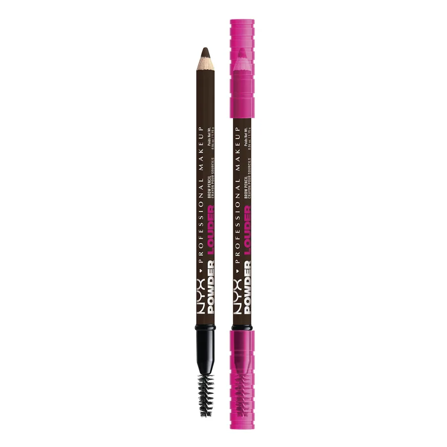 NYX Powder Louder Brow Pencil 08 Deep Brown NYX Powder Louder Brow Pencil 08 Deep Brown X 6 - Image 1