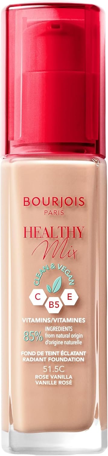Bourjois Healthy Mix Clean & Vegan Foundation 51.5C Rose Vanilla Bourjois Healthy Mix Clean & Vegan Foundation 51.5C Rose Vanilla X 3 - Image 1