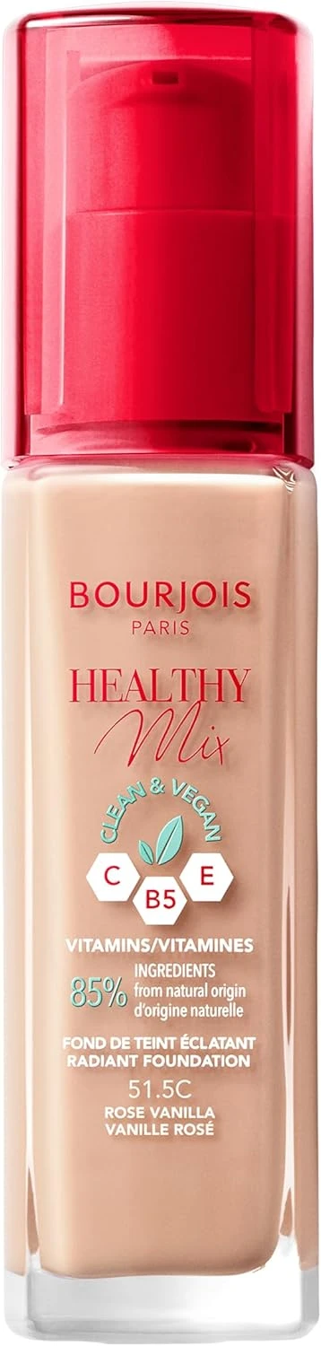 Bourjois Healthy Mix Clean & Vegan Foundation 51.5C Rose Vanilla Bourjois Healthy Mix Clean & Vegan Foundation 51.5C Rose Vanilla X 3 - Image 1