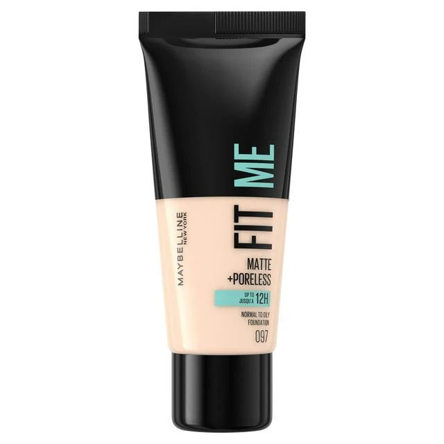 Maybelline Fit Me Matte & Poreless Foundation 097 Natural Maybelline Fit Me Matte & Poreless Foundation 097 Natural X 3 - Image 1