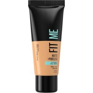 Maybelline Fit Me Matte & Poreless Foundation 220 Natural Beige X 3