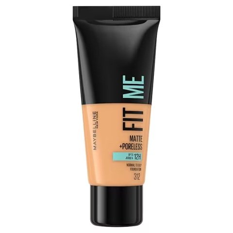 Maybelline Fit Me Matte & Poreless Foundation 312 Golden Maybelline Fit Me Matte & Poreless Foundation 312 Golden X 3 - Image 1