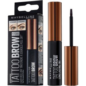 Maybelline Tattoo Brow Peel Off Eyebrow Gel Tint Dark Brown X 3