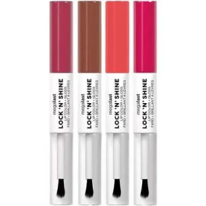 Wet n Wild Megalast Lock 'N' Shine Lip Color + Gloss Assorted X 12