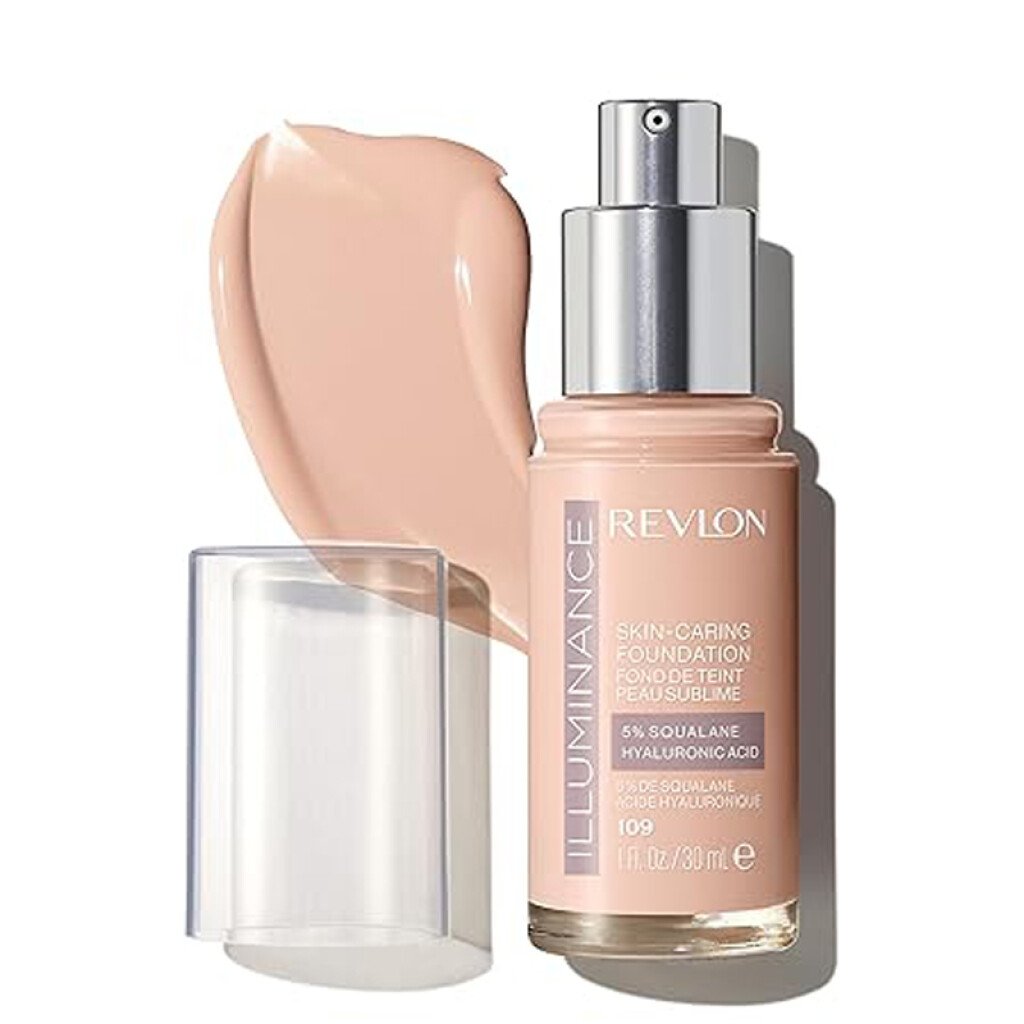 evlon Illuminance Skin-Caring Liquid Foundation 109 Light Ivory X 6